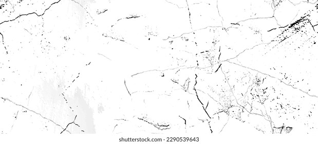 Distress Grunge Texture. Seamless Pattern. Halftone Old, Retro Background. Broken, Cracked Wall Texture. Scratched, Dirt Print. Black and White Grunge Style. Noise Rough Design. Vector Illustration.