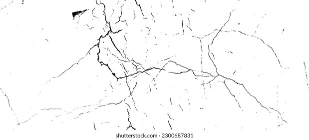 Distress Grunge Texture. Seamless Pattern. Halftone Old, Retro Background. Broken, Cracked Wall Texture. Scratched, Dirt Print. Black and White Grunge Style. Noise Rough Design. Vector Illustration.