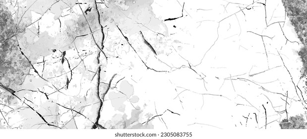Distress Grunge Texture. Seamless Pattern. Halftone Old, Retro Background. Broken, Cracked Wall Texture. Scratched, Dirt Print. Black and White Grunge Style. Noise Rough Design. Vector Illustration.