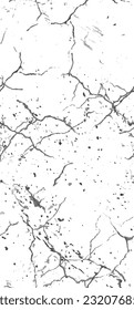 Distress Grunge Texture. Seamless Pattern. Halftone Old, Retro Background. Broken, Cracked Wall Texture. Scratched, Dirt Print. Black and White Grunge Style. Noise Rough Design. Vector Illustration.