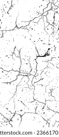 La textura de desgarre de la angustia. Patrón sin inconvenientes. Fondo Retro Antiguo De Medio Tono. Textura de pared rota y rota. Impresión Scratched, Dirt. Estilo de Grunge negro y blanco. Diseño ruidoso. Ilustración vectorial.
