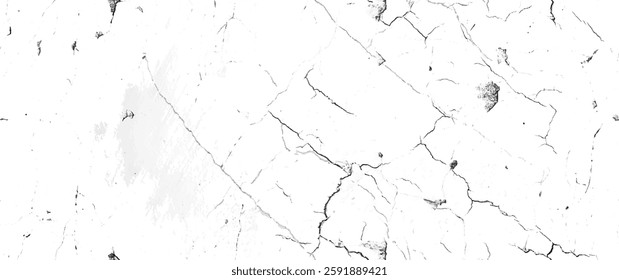 Distress Grunge Texture. Seamless Pattern. Halftone Old, Retro Background. Broken, Cracked Wall Texture. Scratched, Dirt Print. Black and White Grunge Style. Noise Rough Design. Vector Illustration.