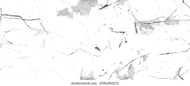 Distress Grunge Texture. Seamless Pattern. Halftone Old, Retro Background. Broken, Cracked Wall Texture. Scratched, Dirt Print. Black and White Grunge Style. Noise Rough Design. Vector Illustration.