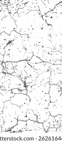 Textura del Grunge de Distress. Patrón sin fisuras. Medio tono viejo, fondo retro. Textura De Pared Rota Y Agrietada. Rasguñado, impresión de la suciedad. Estilo Grunge blanco y negro. Ruido Diseño áspero. Ilustración vectorial.