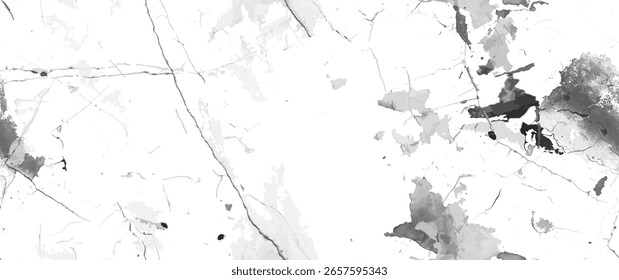 Distress Grunge Texture. Seamless Pattern. Halftone Old, Retro Background. Broken, Cracked Wall Texture. Scratched, Dirt Print. Black and White Grunge Style. Noise Rough Design. Vector Illustration.