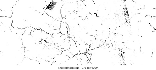 Textura del Grunge de Distress. Patrón sin fisuras. Medio tono viejo, fondo retro. Textura De Pared Rota Y Agrietada. Rasguñado, impresión de la suciedad. Estilo Grunge blanco y negro. Ruido Diseño áspero. Ilustración vectorial.