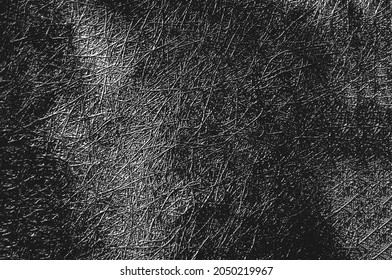 Distress grunge vector texture of fabric, bag, sack, sac, sackcloth, bagging, sacking, fiber, fiberglass. Black and white background. EPS 8 illustration