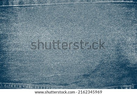 Distress grunge vector texture of jeans with holes. Black and white background. EPS 8 illustration