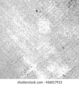 Distress Linen Texture. Aged Canvas Overlay Background. Grunge Grainy Texture. Empty Design Element. EPS10 vector.