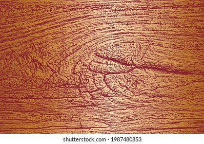 Distress old dry wooden texture. Black and gold grunge background. EPS8 vector illustration