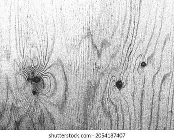 Distress old dry wooden texture. Black and white grunge background. EPS8 vector illustration