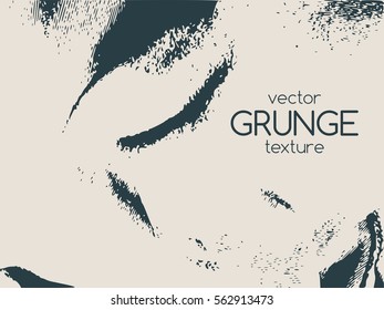 Distress Overlay Background. Retro Empty Design Element. Grunge Fiber Texture. Grainy texture of weaving fabric.