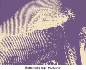 Distress Overlay Background. Retro Empty Design Element. Grunge Fiber Texture. Grainy texture of weaving fabric.