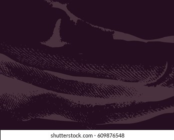 Distress Overlay Background. Retro Empty Design Element. Grunge Fiber Texture. Grainy texture of weaving fabric.