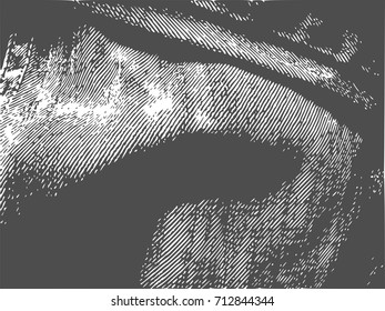 Distress Overlay Background. Retro Empty Design Element. Grunge Fiber Texture. Grainy Texture of Weaving Fabric.