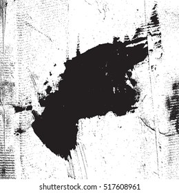 Distress Overlay Blot Grunge Texture For Your Design. EPS10 vector.