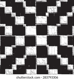 Distress overlay checkered texture for your design. EPS10 vector.
