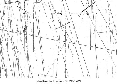 Distress overlay cracked linear texture. Grunge halftone vector background. Halftone dots vector texture.
