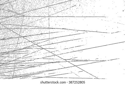 Distress overlay cracked linear texture. Grunge halftone vector background. Halftone dots vector texture.