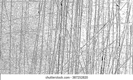Distress overlay cracked linear texture. Grunge halftone vector background. Halftone dots vector texture.