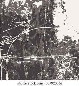 Distress overlay cracked linear texture. Grunge halftone vector background. Halftone dots vector texture. Abstract Dots Overlay Texture . Light Distressed Background with Halftone Effects.
