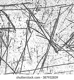 Distress overlay cracked linear texture. Grunge halftone vector background. Halftone dots vector texture. Abstract Dots Overlay Texture . Light Distressed Background with Halftone Effects.