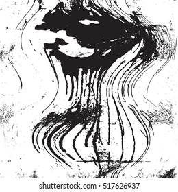 Distress Overlay Drip Dirty Paint Texture For Your Design. EPS10 vector.