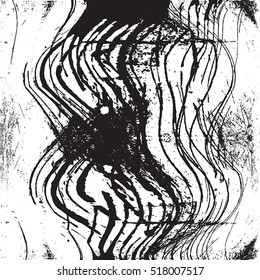 Distress Overlay Drip Dirty Paint Texture For Your Design. EPS10 vector.