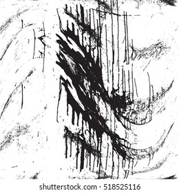 Distress Overlay Drip Dirty Paint Texture For Your Design. EPS10 vector.