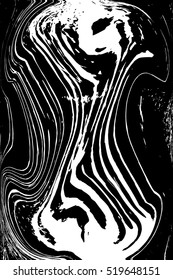 Distress Overlay Drip Dirty Paint Zebra Texture For Your Design. EPS10 vector.