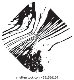 Distress Overlay Drip Dirty Paint Stamp Texture For Your Design. EPS10 vector.