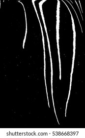 Distress Overlay Drip Dirty Paint Texture For Your Design. EPS10 vector.
