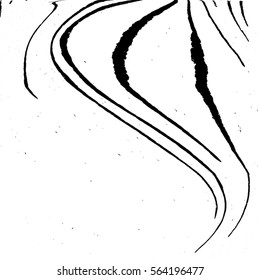 Distress Overlay Drip Dirty Paint Texture For Your Design. EPS10 vector.