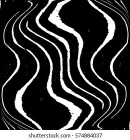 Distress Overlay Drip Dirty Paint Zebra leather skin Texture For Your Design. Creative river whirlpool element. EPS10 vector.