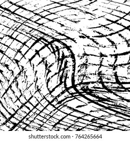 Distress Overlay Pattern Eight Diagonal Stripe Line Wavy Texture for your design. EPS10 vector.