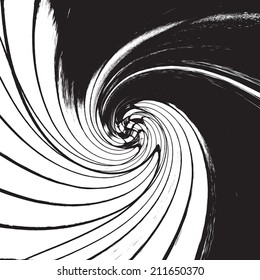 Distress Overlay Spiral Texture For Your Design. EPS10 vector.