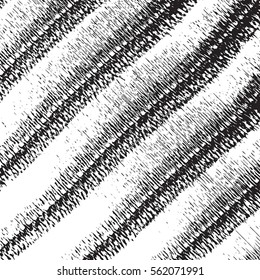 Distress Overlay Strip Diagonal Texture. Empty used grunge background. Shabby cover template. EPS10 vector.