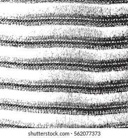 Distress Overlay Strip Texture. Empty used grunge background. Shabby cover template. EPS10 vector.