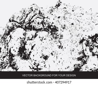 Distress Overlay Texture For Your Design. Black and white grunge background. vector illustrations