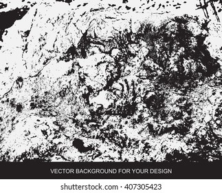 Distress Overlay Texture For Your Design. Black and white grunge background. vector illustrations