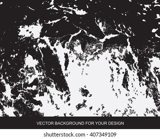 Distress Overlay Texture For Your Design. Black and white grunge background. vector illustrations