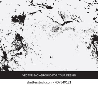 Distress Overlay Texture For Your Design. Black and white grunge background. vector illustrations