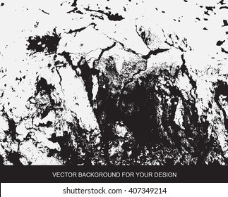 Distress Overlay Texture For Your Design. Black and white grunge background. vector illustrations
