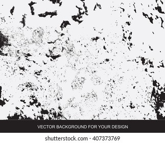 Distress Overlay Texture For Your Design. Black and white grunge background. vector illustrations
