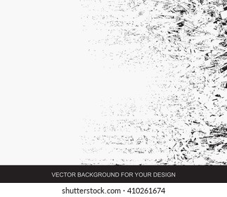 Distress Overlay Texture For Your Design. Black and white grunge background. vector illustrations