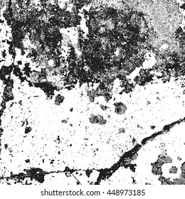 Distress Overlay Texture For Your Design. Empty Grunge Template. EPS10 vector.