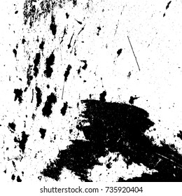 Distress Overlay Texture For Your Design. Empty aged grunge grainy background. EPS10 vector.