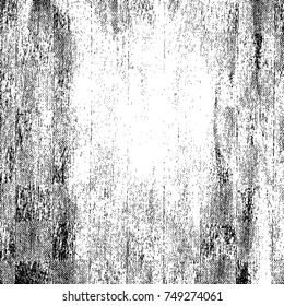 Distress overlay thread texture. Grainy canvas sahbby background. EPS10 vector.