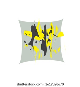Distress Paint Ink Splash Pattern Mud Splats Vector Background