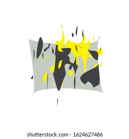 Distress Paint Ink Splash Pattern Mud Splats Vector Background